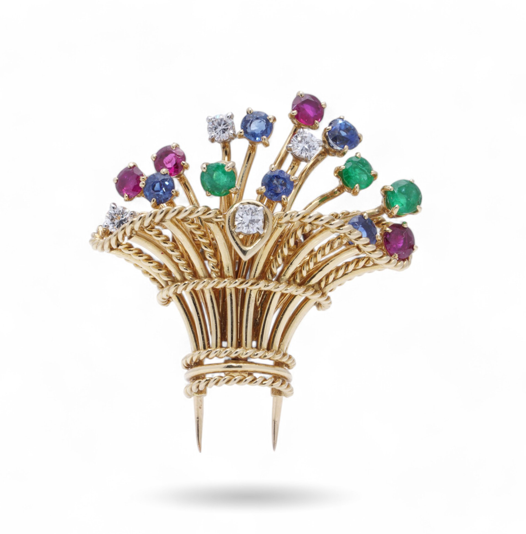 Cartier Flower Basket Brooch