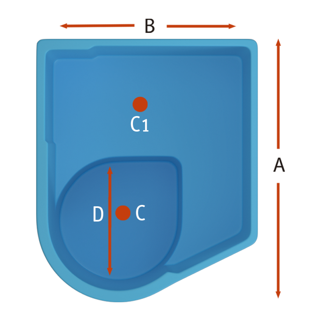 Diagrama de medidas - modelos pequeno e médio