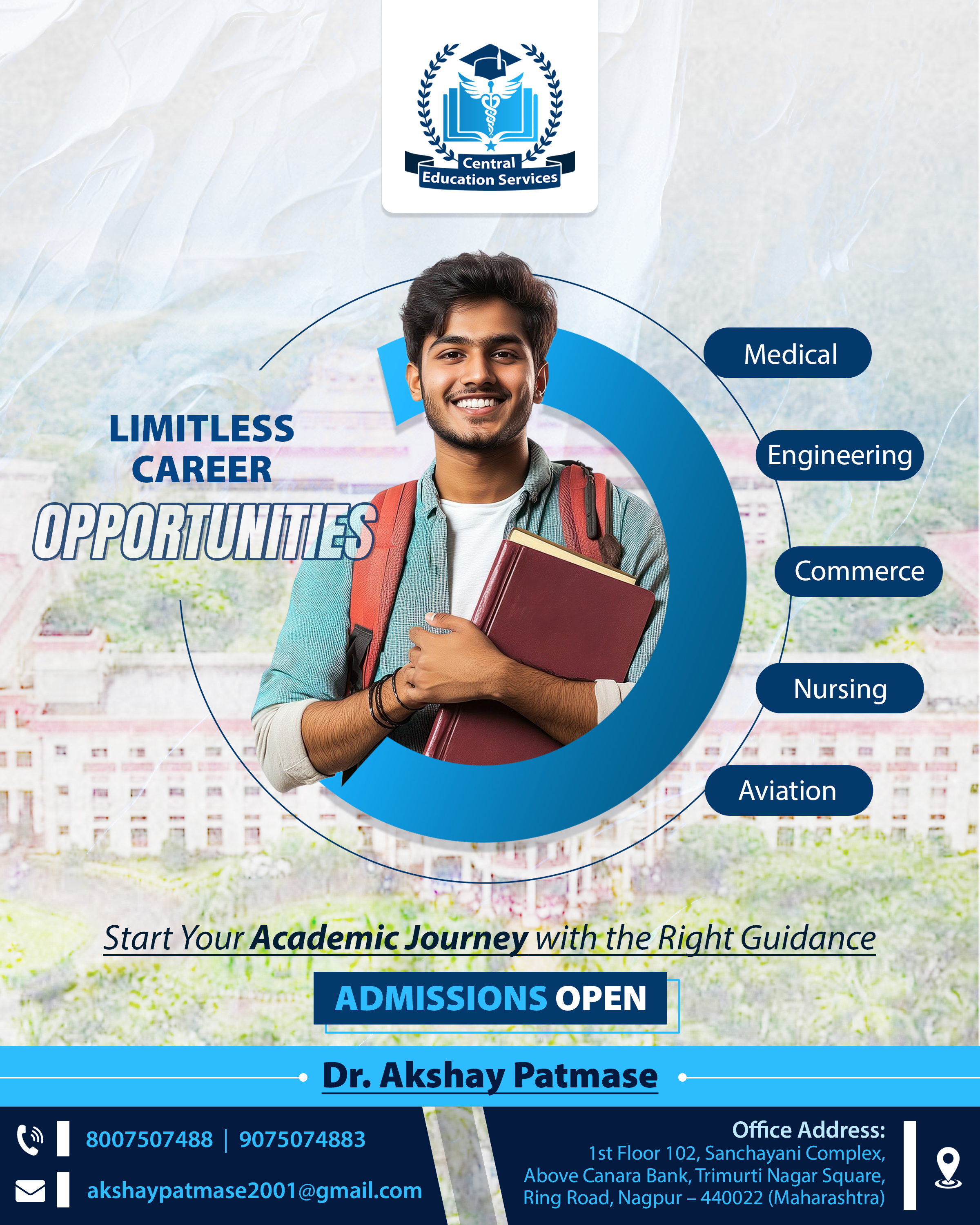 Student with limitless career opportunities