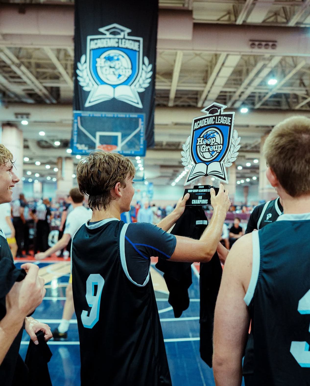 Jersey Shore Predators players celebrating HGAL Championship victory