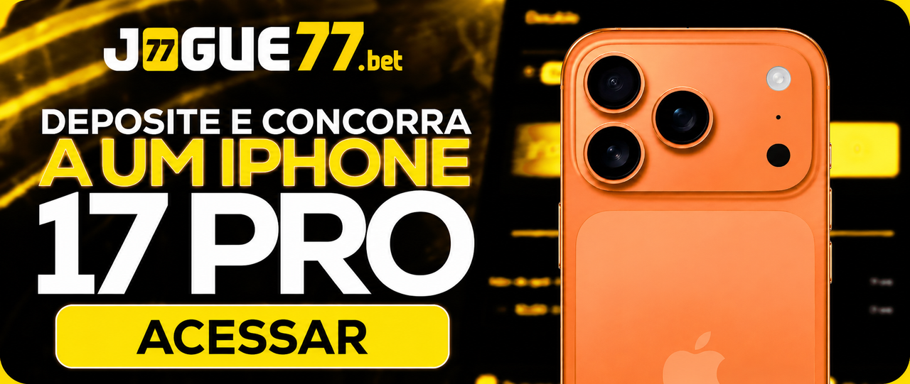 Deposite e concorra a um iPhone 17 Pro