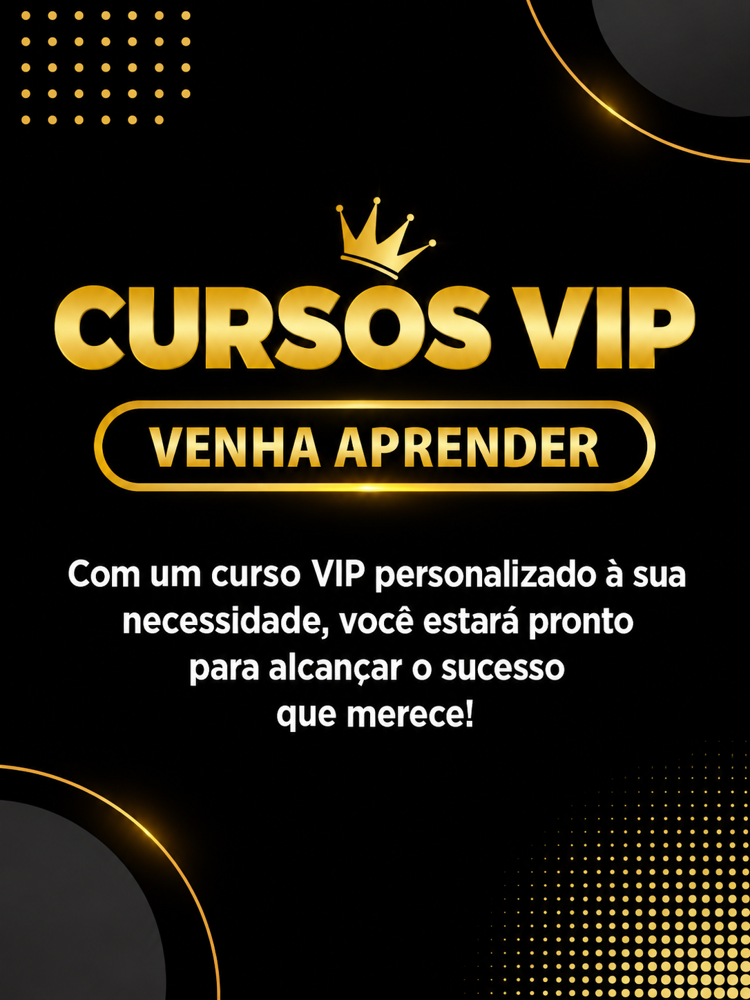Material visual do curso Curso VIP