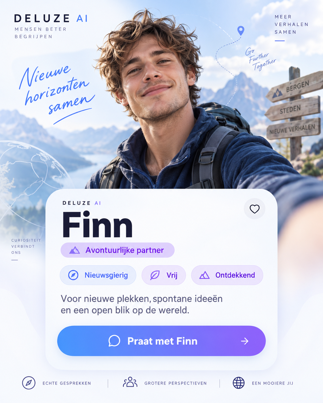 Finn, Avontuurlijke partner