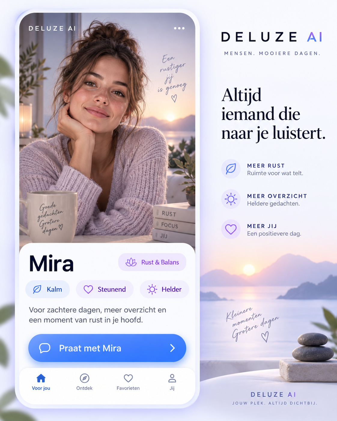 Mira, een rustige AI companion