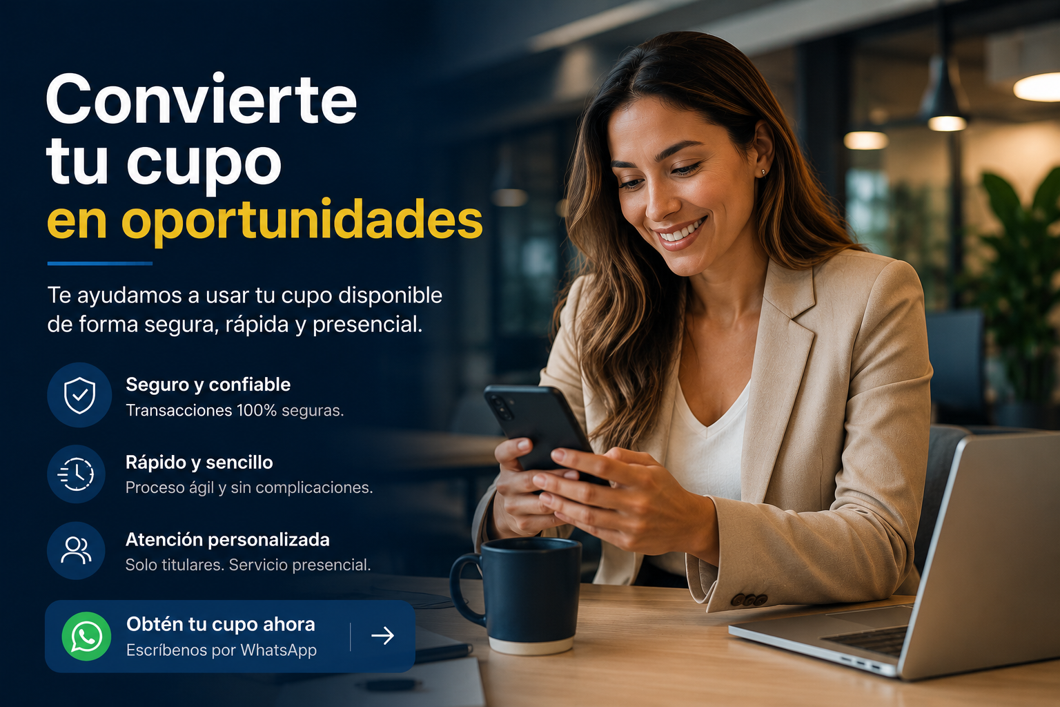Convierte tu cupo en oportunidades - Liquidez