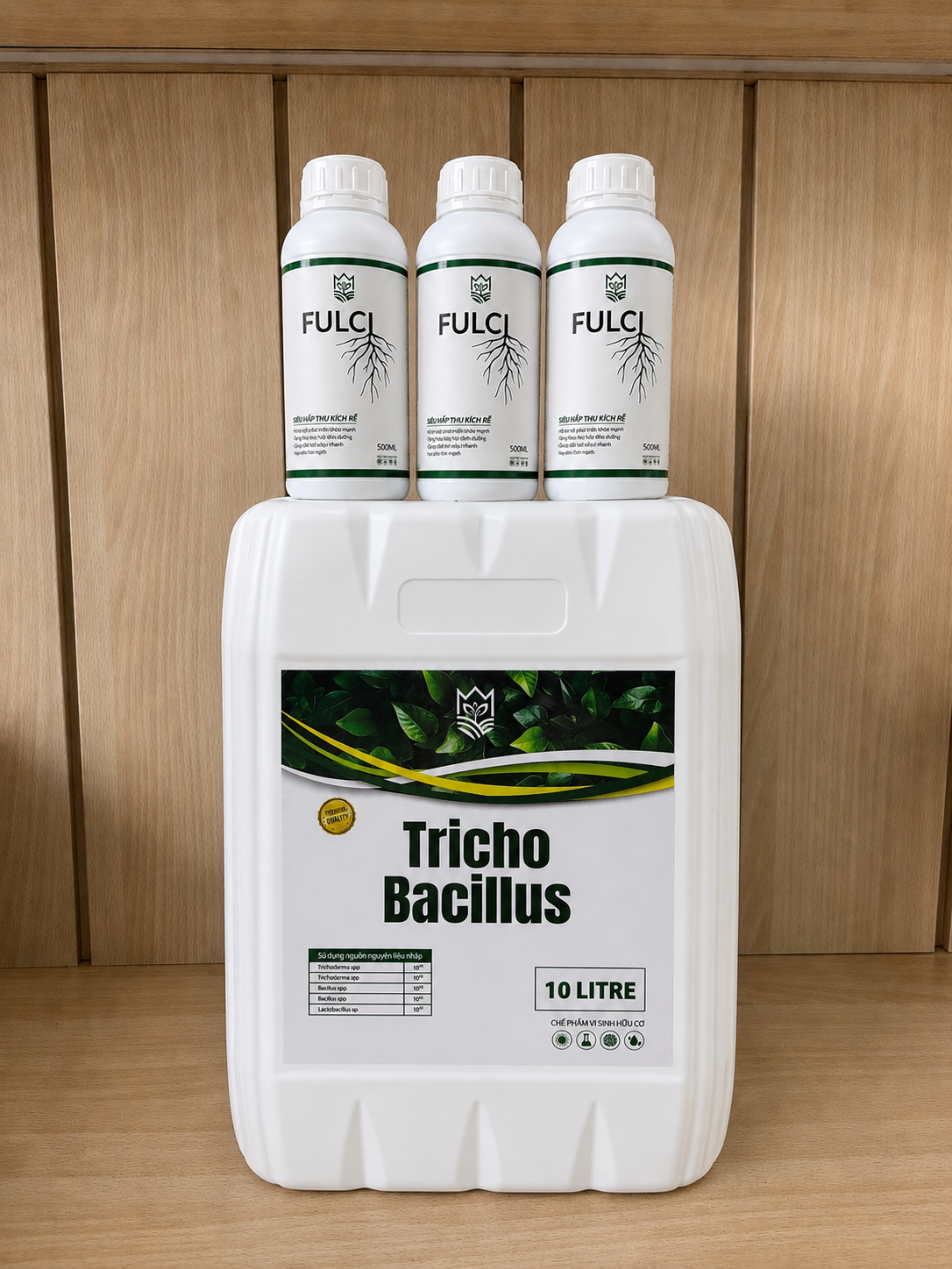 Can Tricho Bacillus 10 litre cùng giải thưởng chất lượng