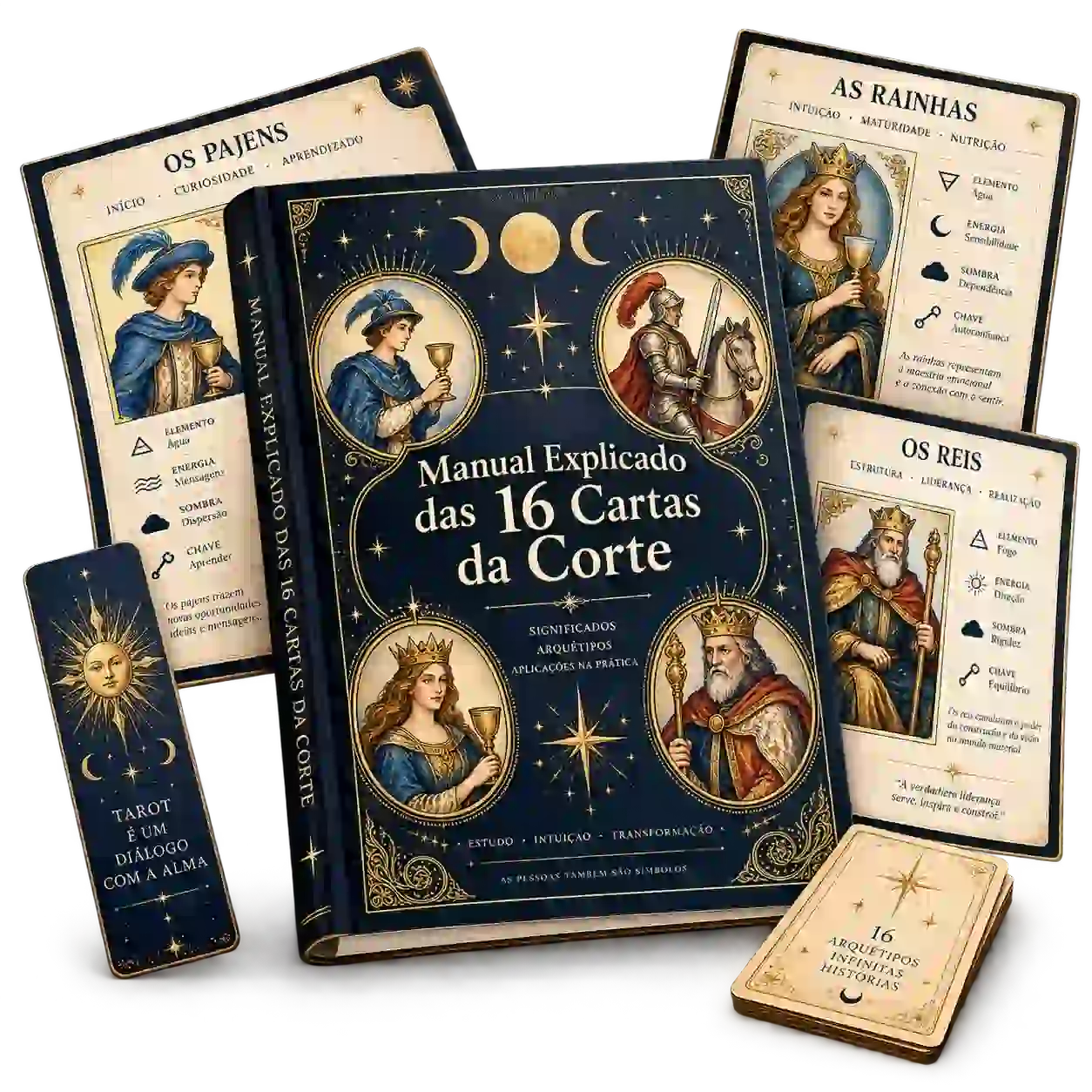 Imagem do bônus 2: Manual Explicado das 16 Cartas da Corte