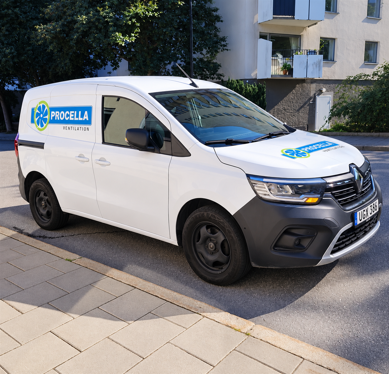 Procella Ventilation servicebil