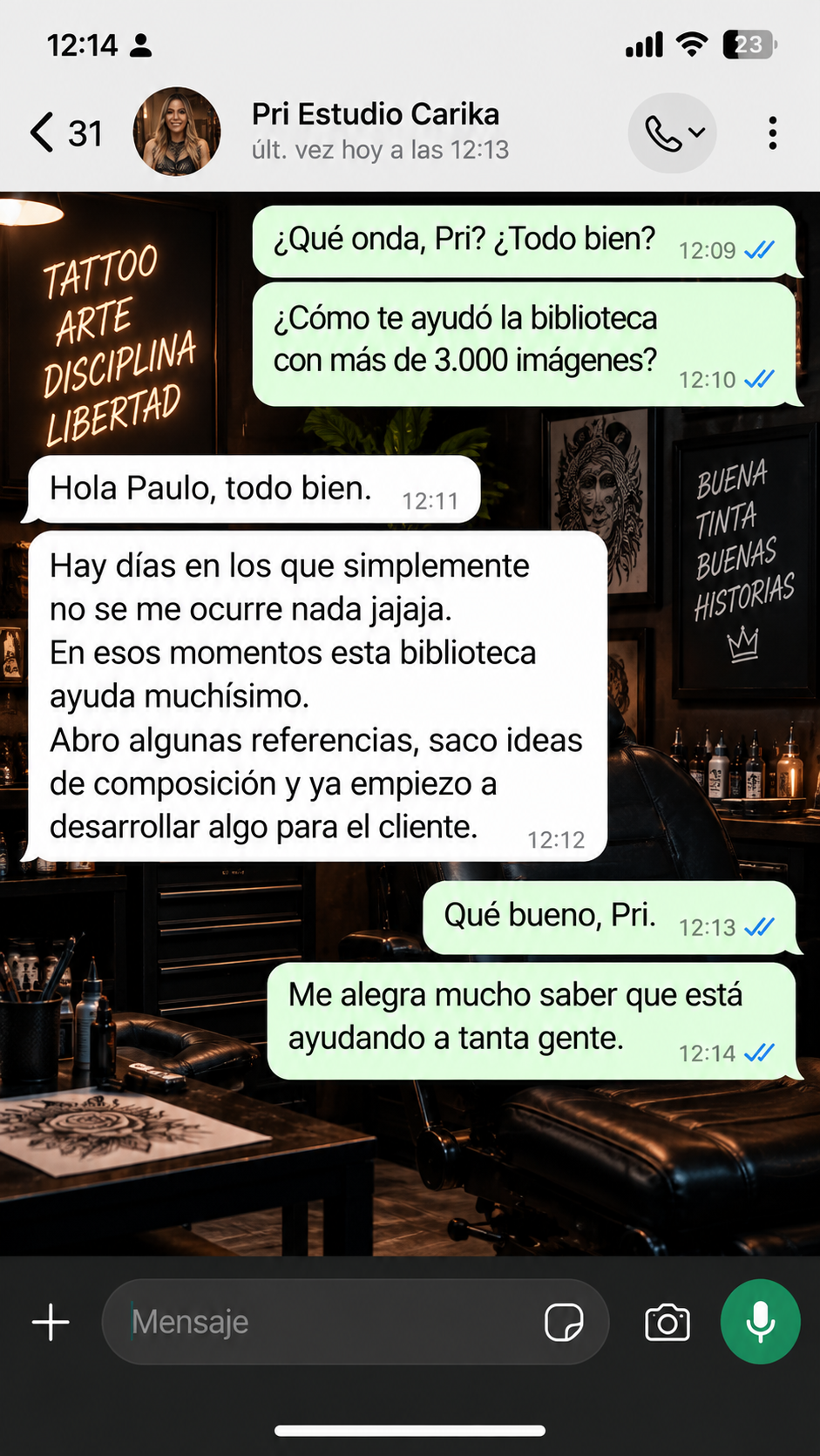 Testimonio de Pri Estudio