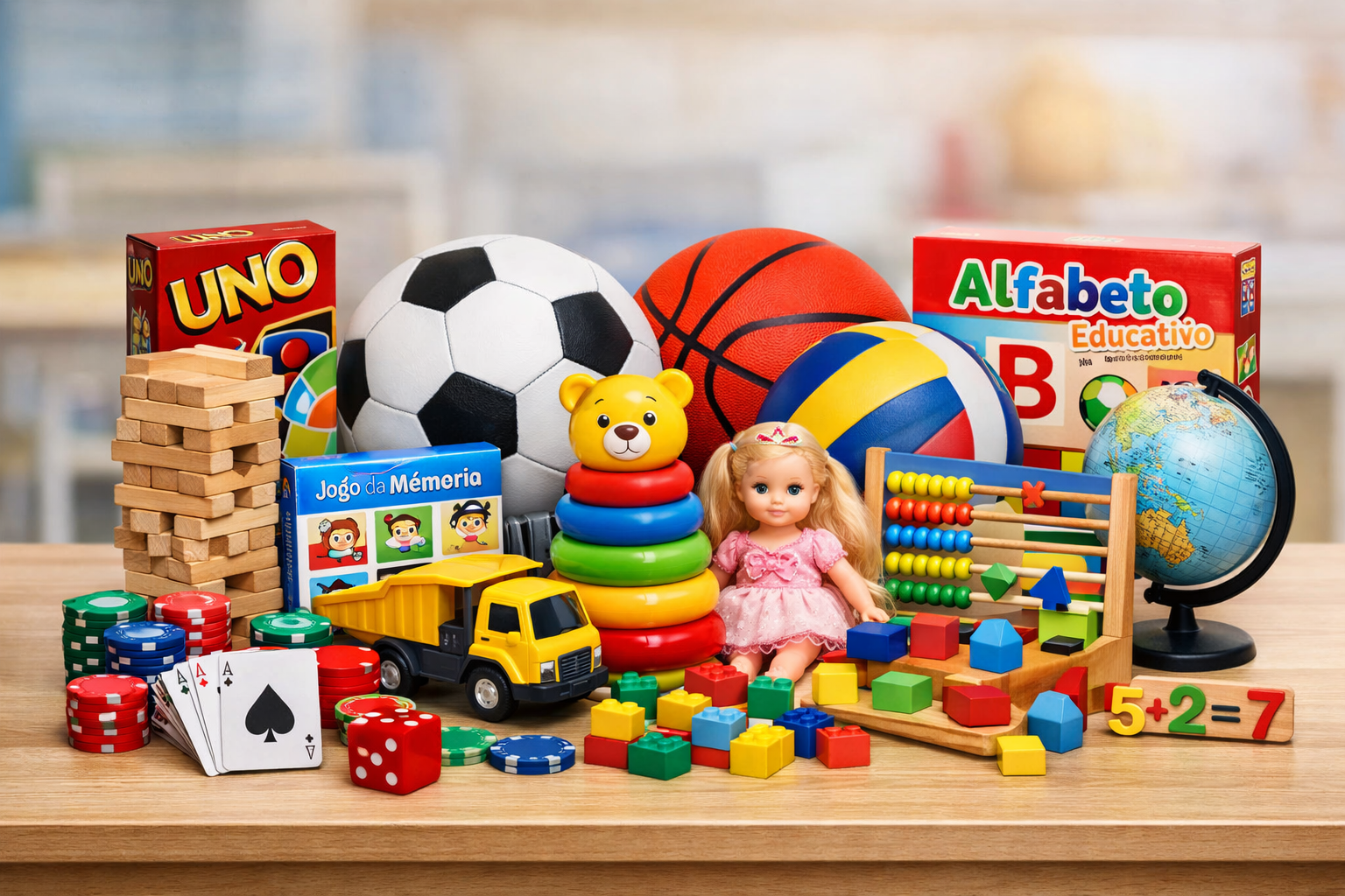 Jogos e Brinquedos - Variedade completa