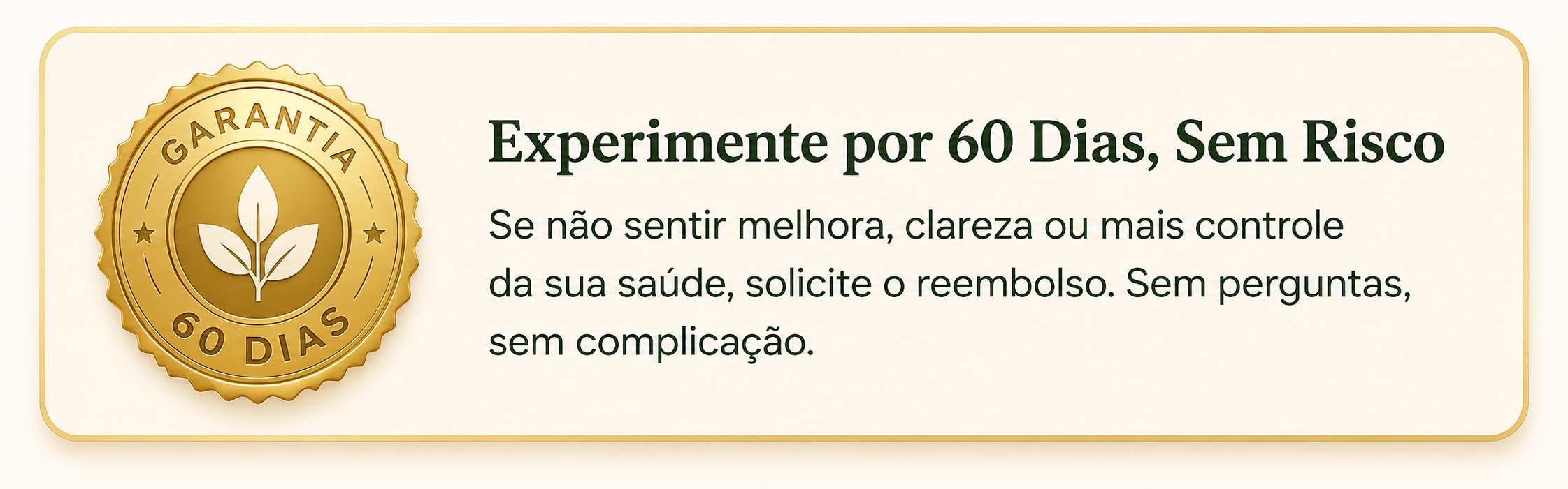 Garantia de 60 Dias