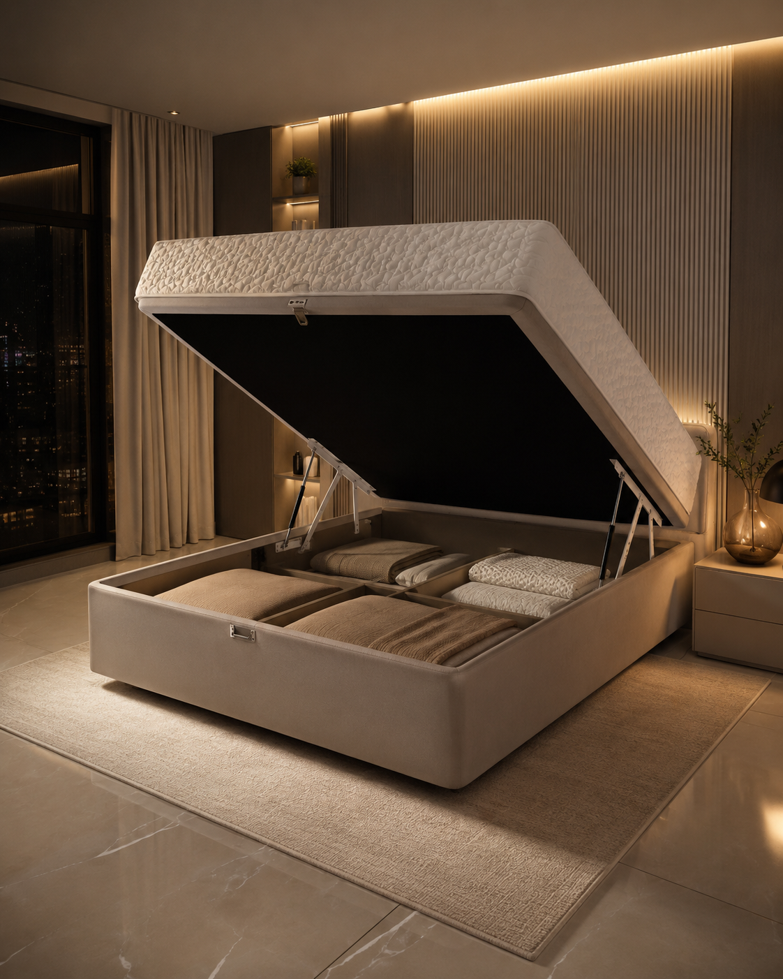 Cama Box Baú com armazenamento Cama e Saúde