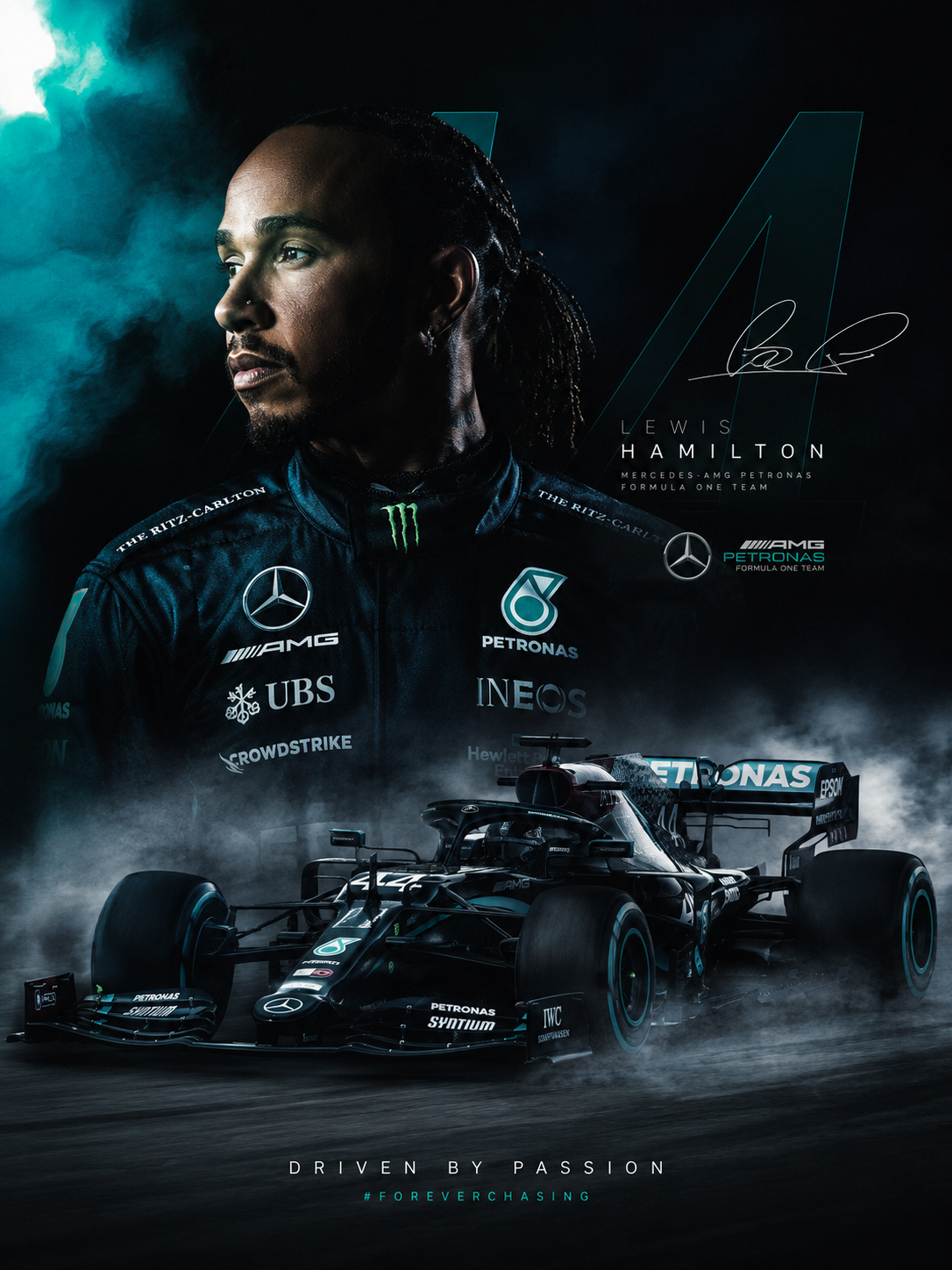 Lewis Hamilton — F1 Poster