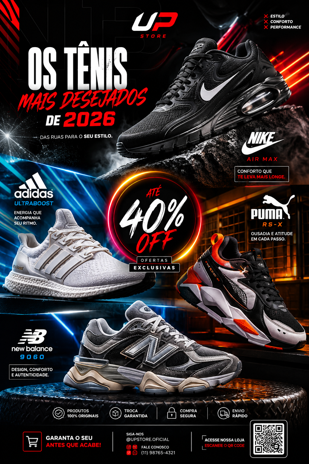 UP Store — Tênis 2026