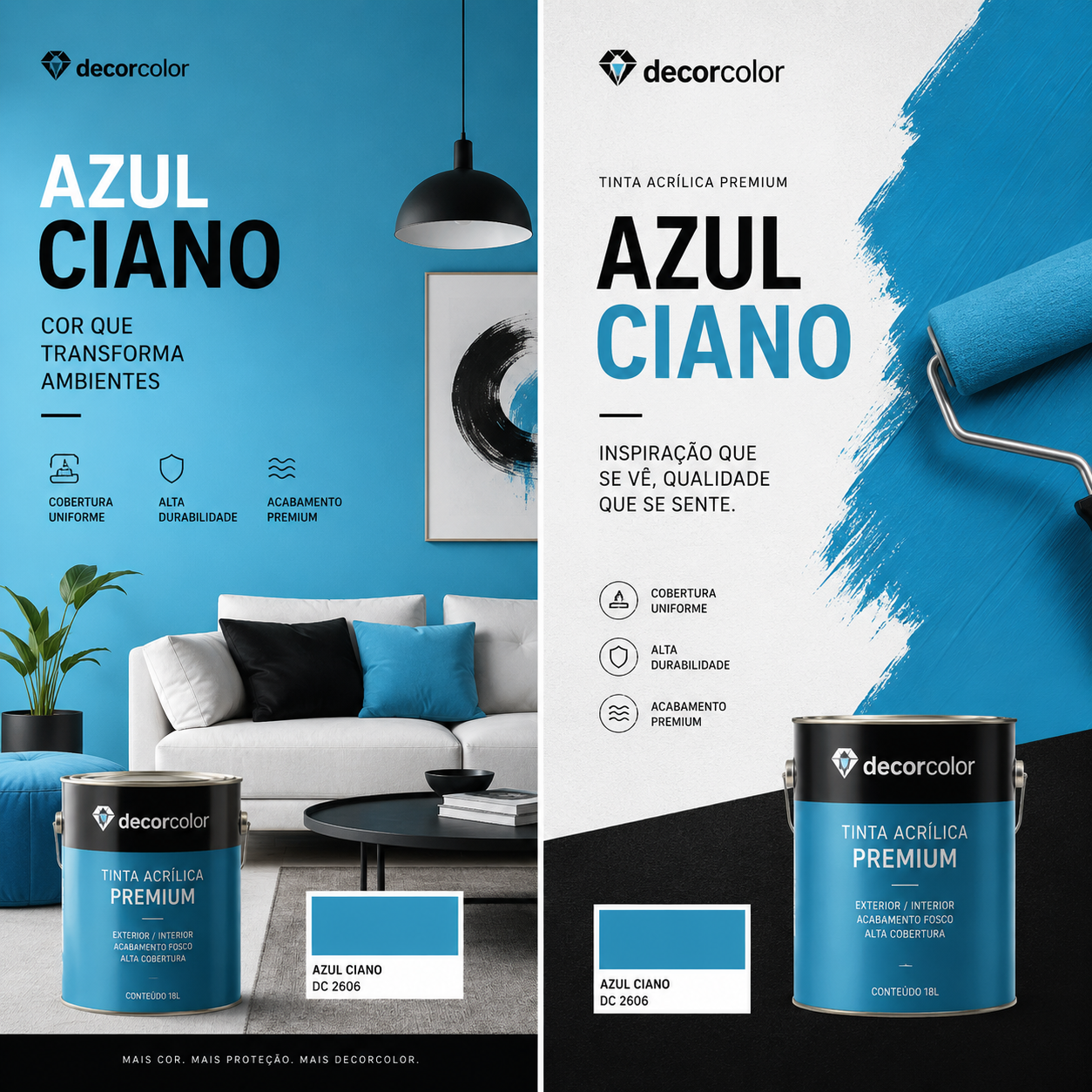 Decorcolor — Azul Ciano