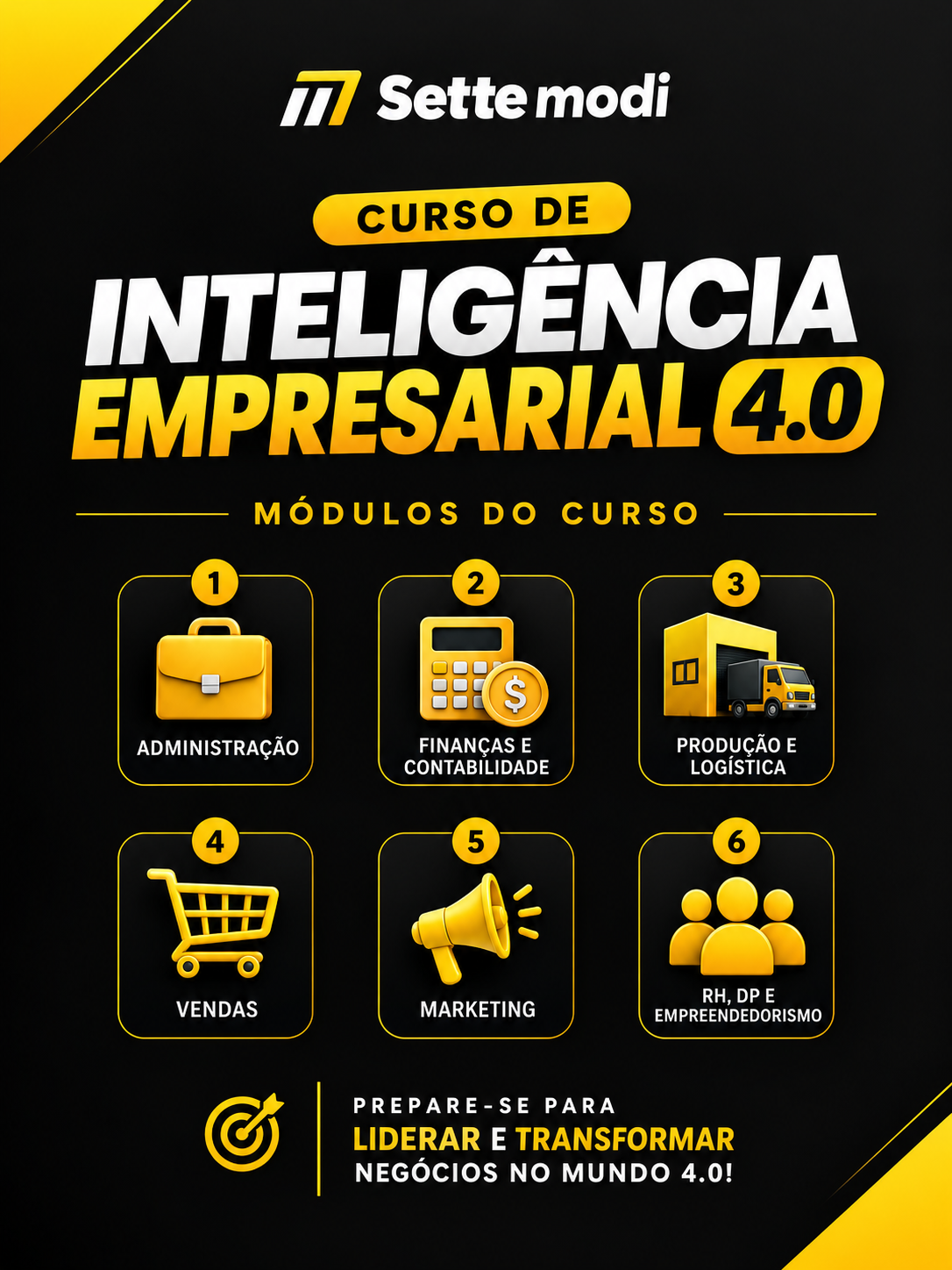 Material visual do curso Gestão Empresarial