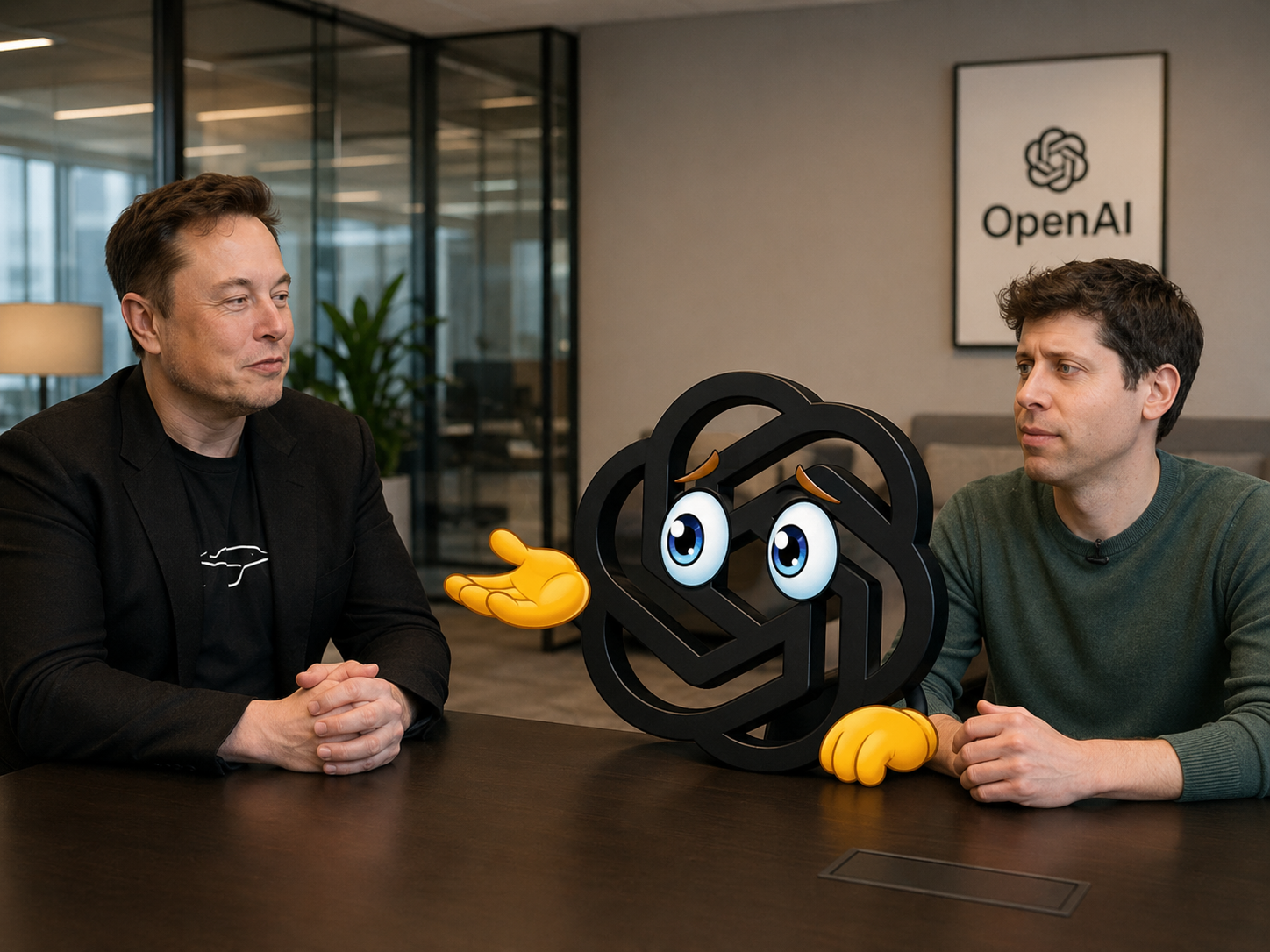 NonprofitGPT meeting with Elon Musk and Scam Altman