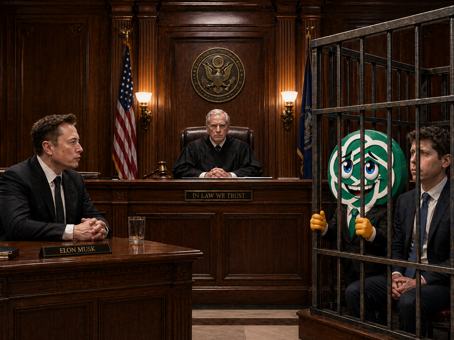 NonprofitGPT and Scam Altman in court with Elon Musk