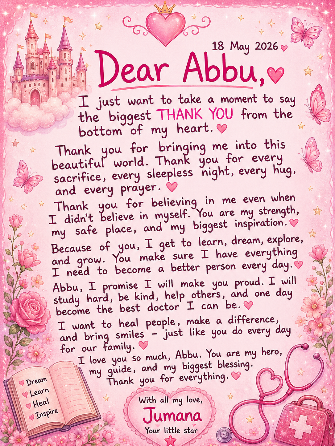 Letter to Abbu