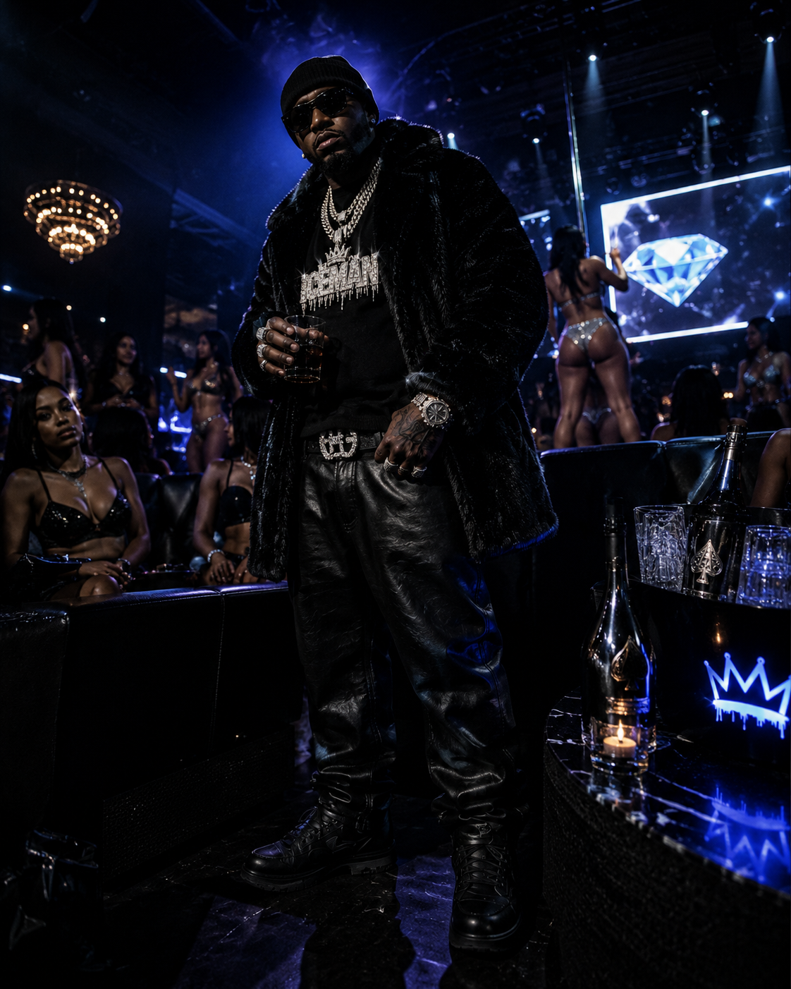 Rico Frost VIP club section Commission Records lifestyle