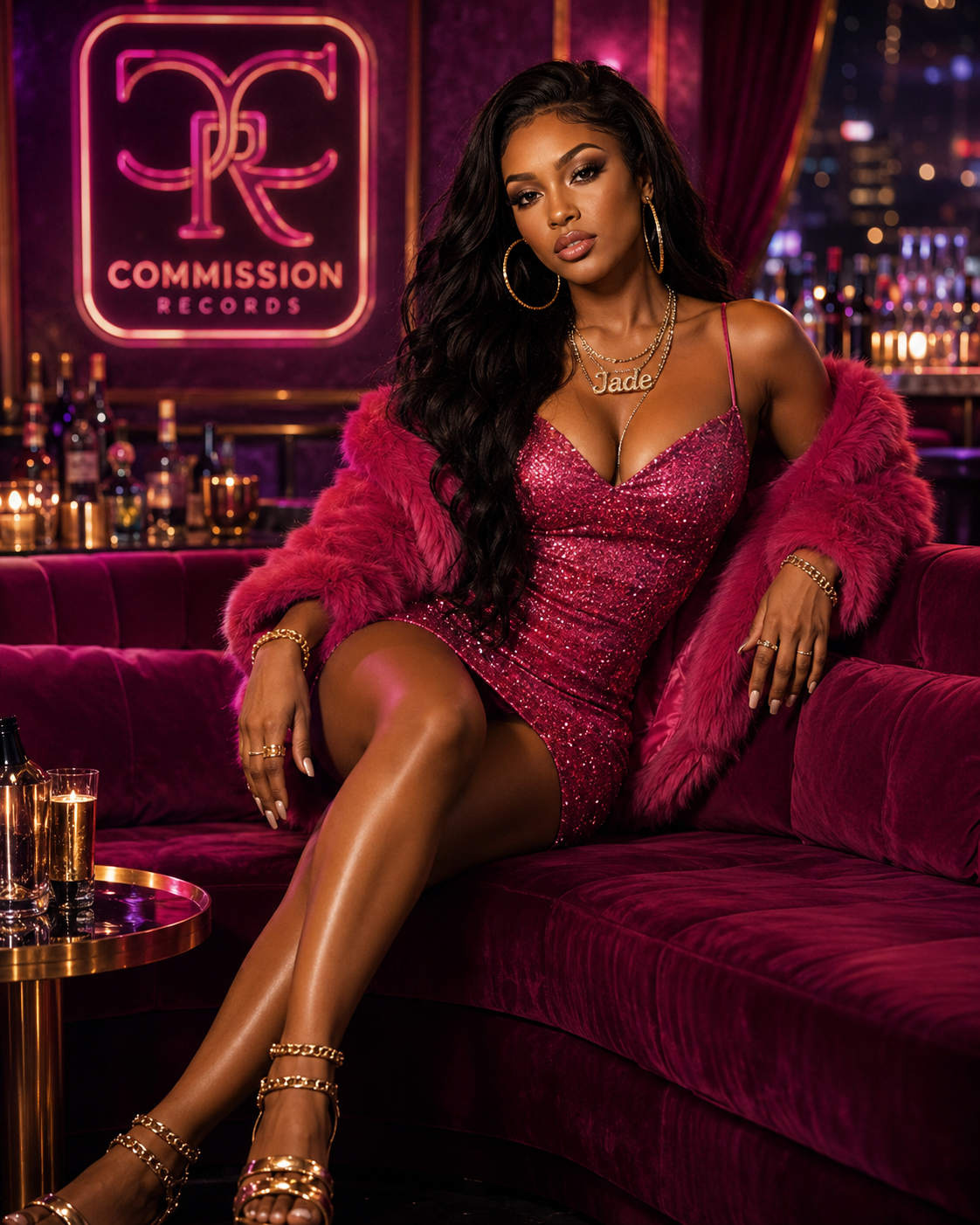 Jade Monroe member of Velvet Rae Commission Records R&B trio