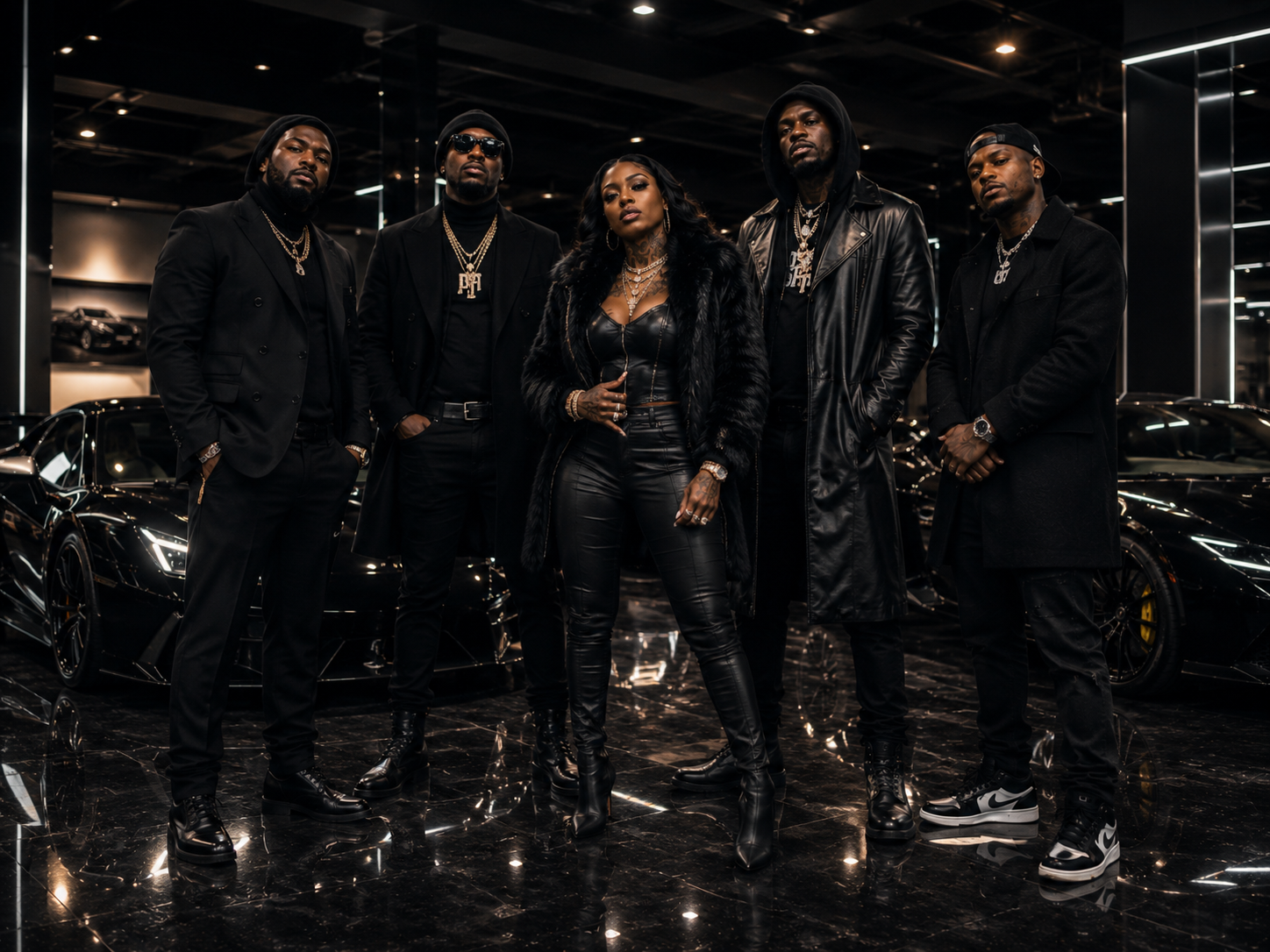 The Syndicate Commission Records hip-hop collective group promotional photo