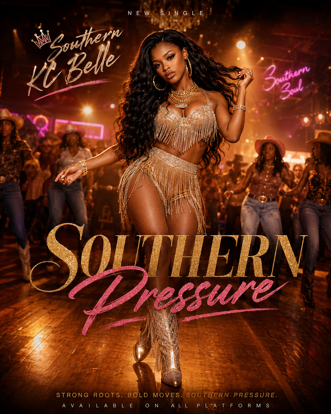 Southern Pressure LP cover by Southern KC Belle Commission Records