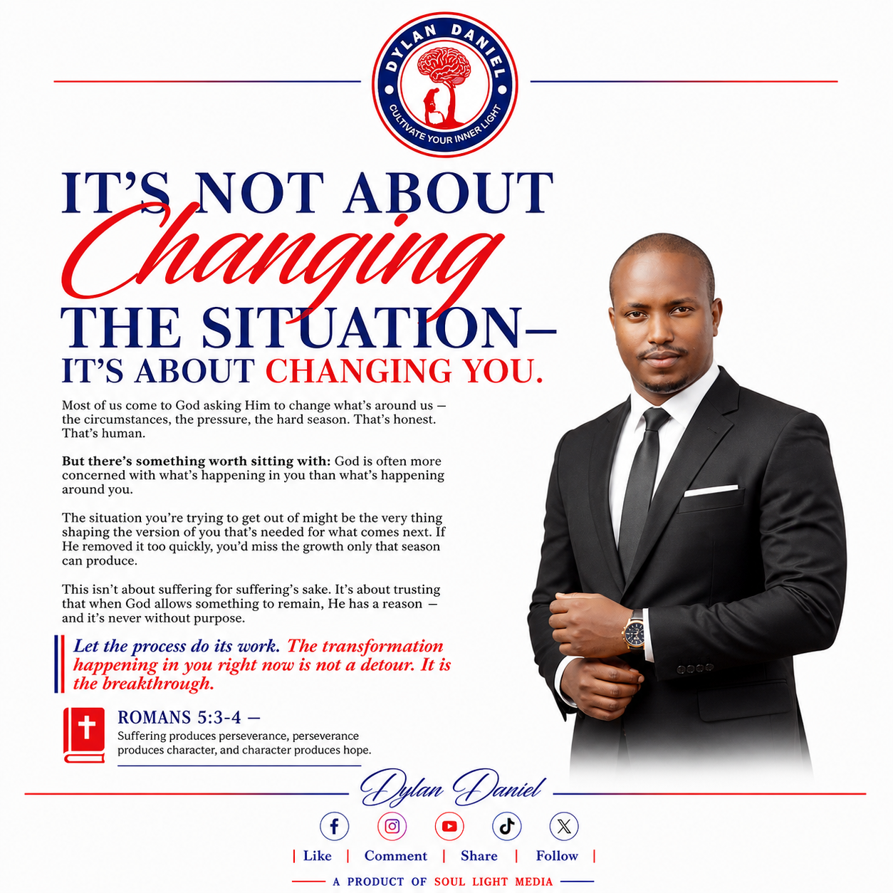 It’s Not About Changing the Situation visual teaching graphic