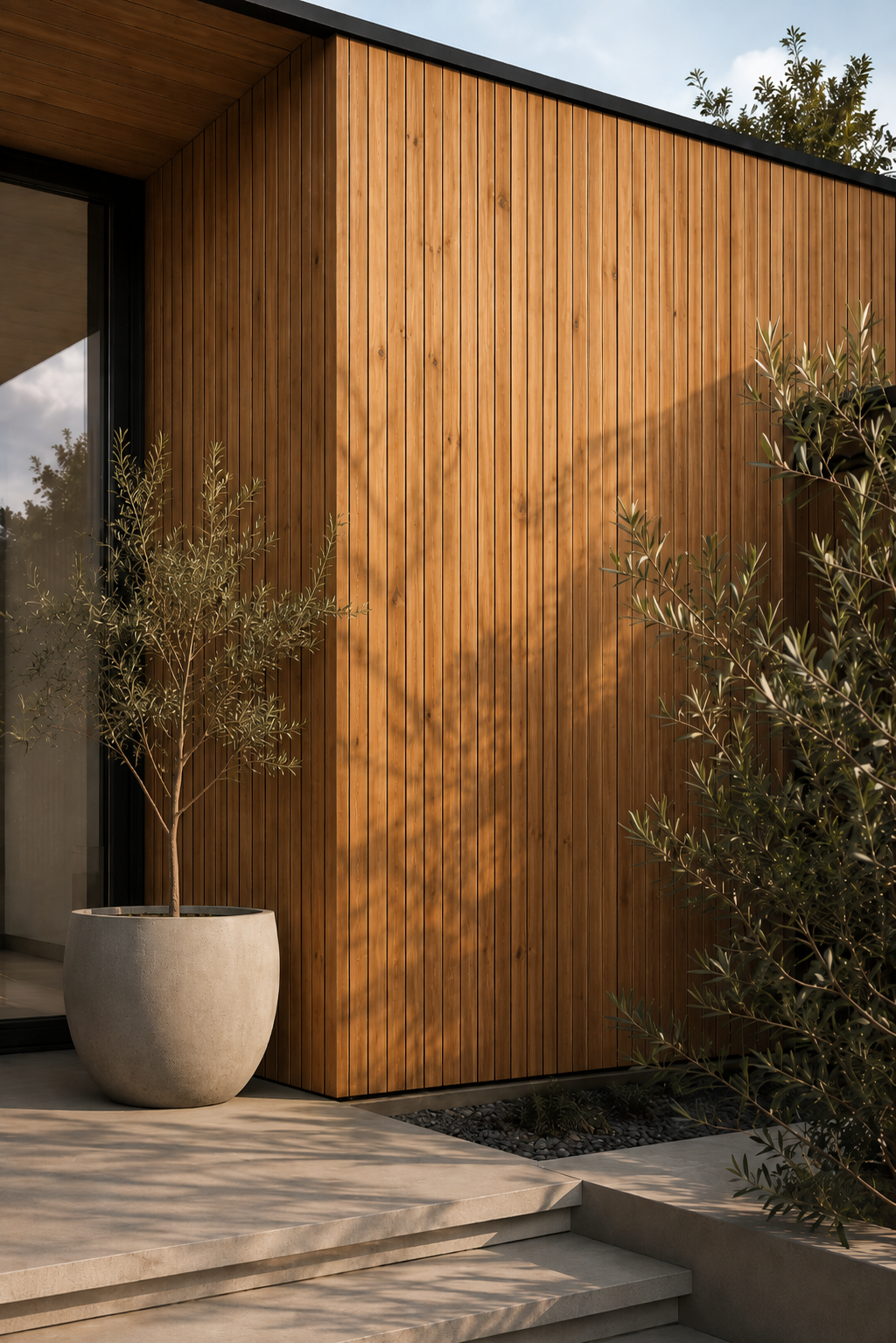 Nordic Pine timber cladding detail