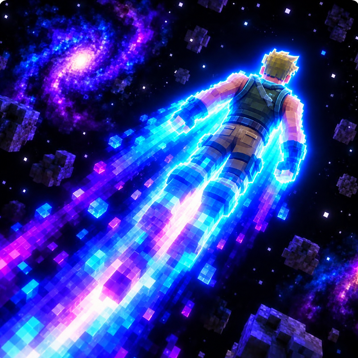 Fort Accelerationism cosmic character coin art