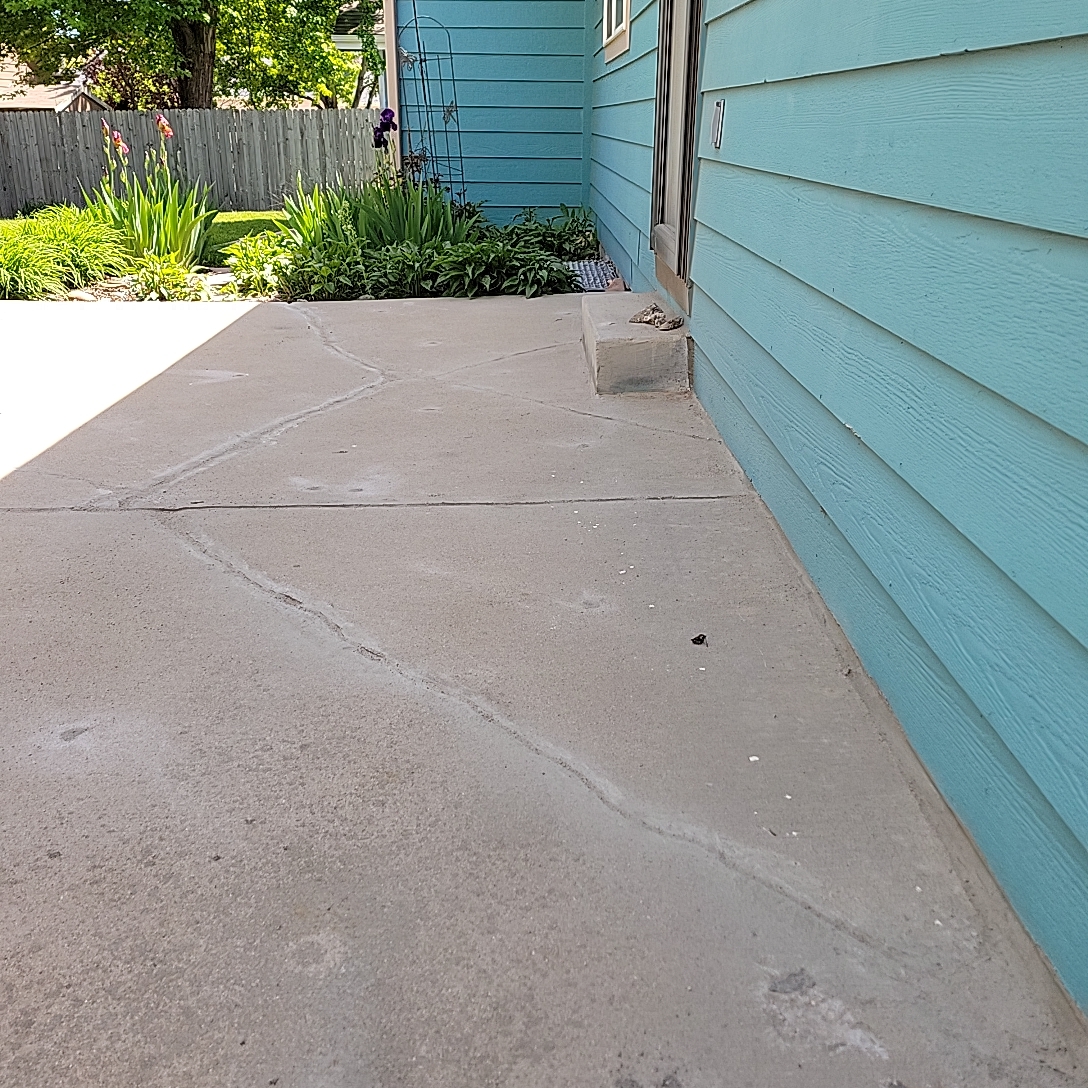 Patio Crack Repair - After