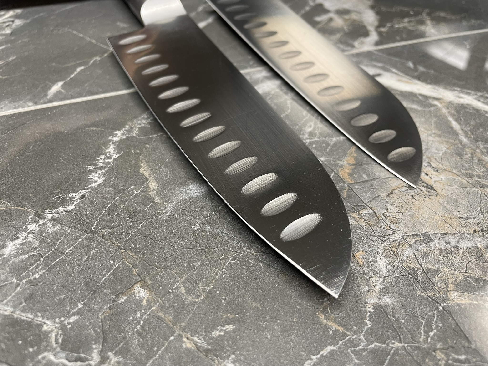 Santoku: Chip Repair after sharpening