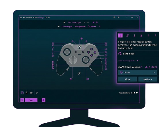 Choose how to remap your controller