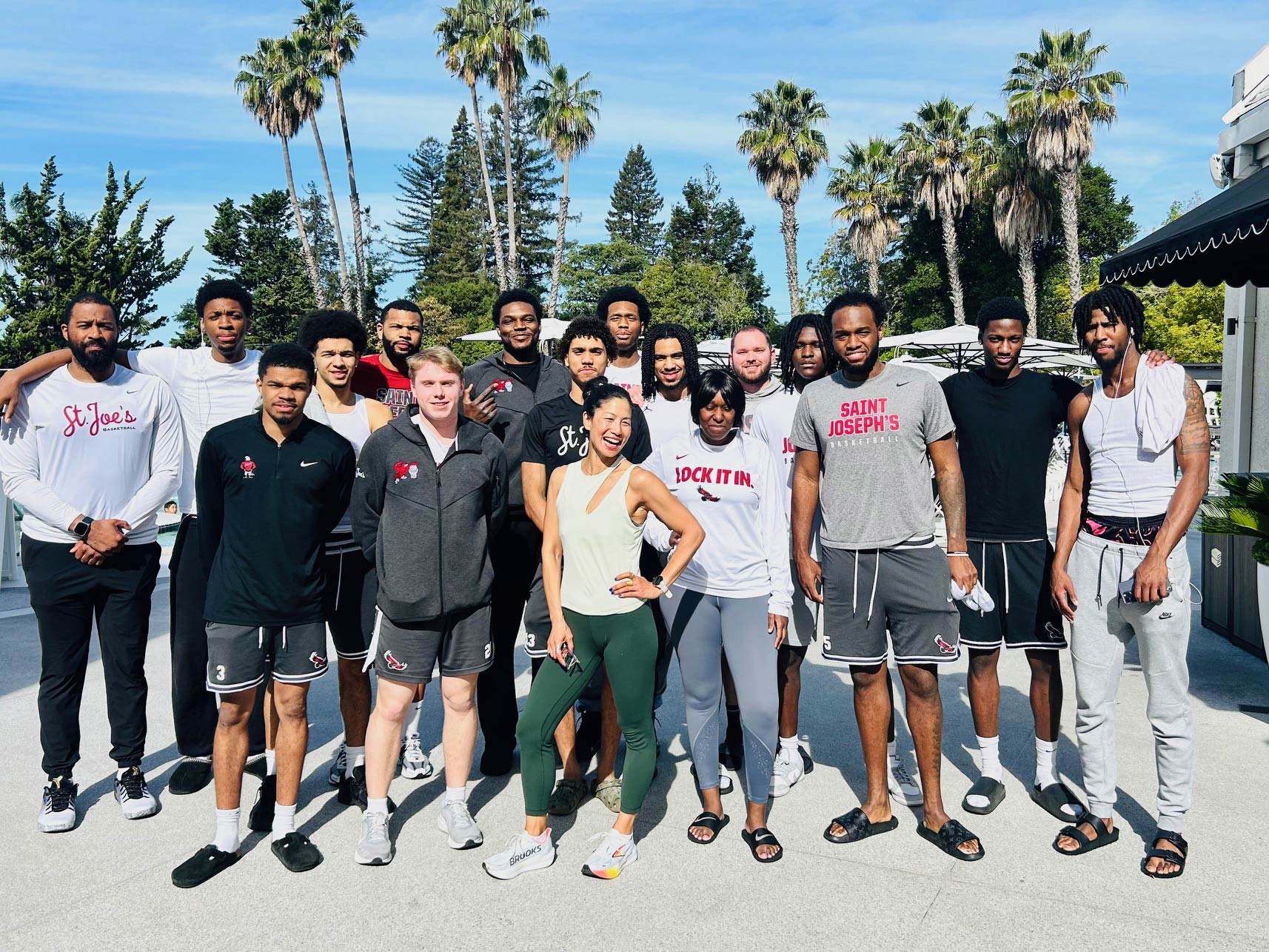 St. Joe's Basketball Team Group Photo