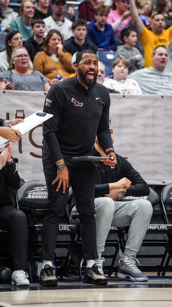 Cliff Spiller Coaching During Game