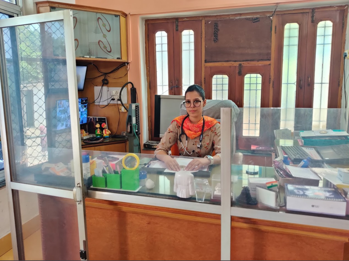 Bright consultation room at the clinic
