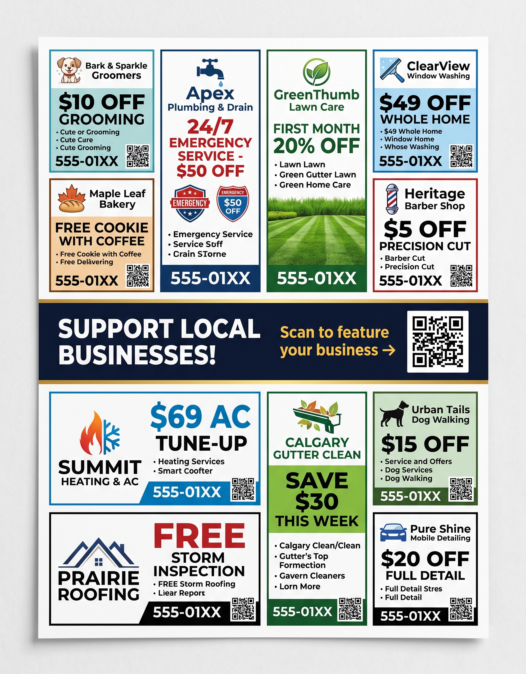 Co-op postcard mockup