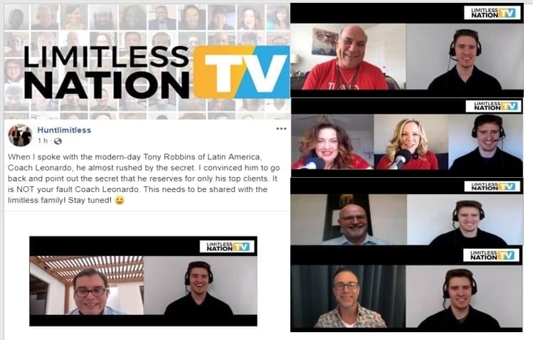 Leonardo Ramírez interviewed live on Limitless Nation TV