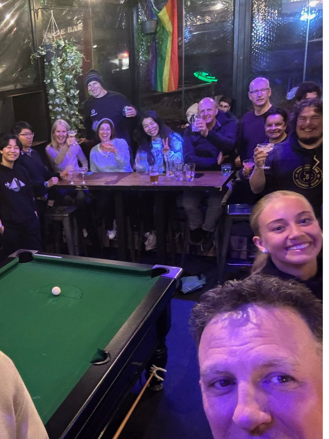 The Collective group enjoying a social outing together.