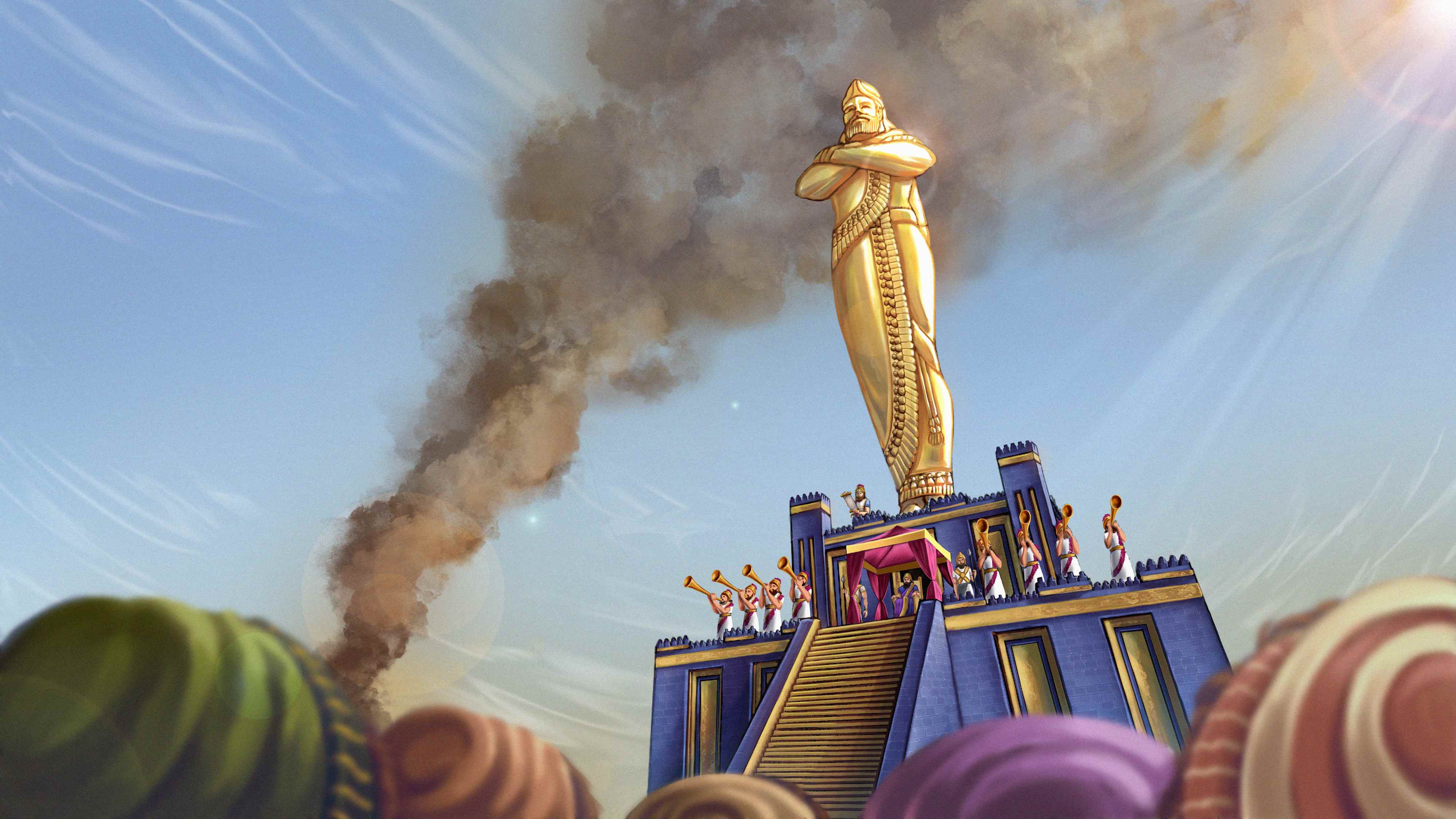 Statue dedication ceremony in Babylon