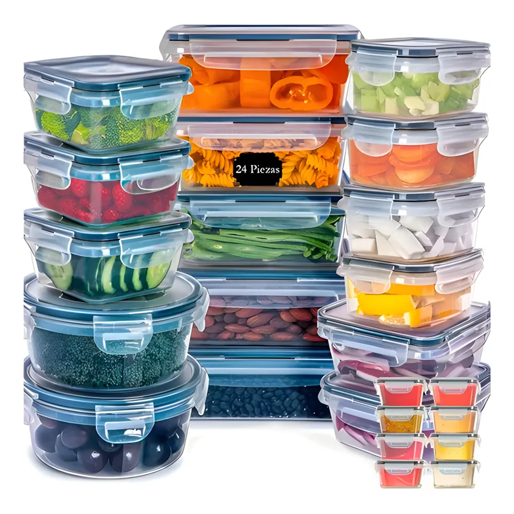 Conjunto De 24 Potes Hermeticos Croix Com Tampa E...