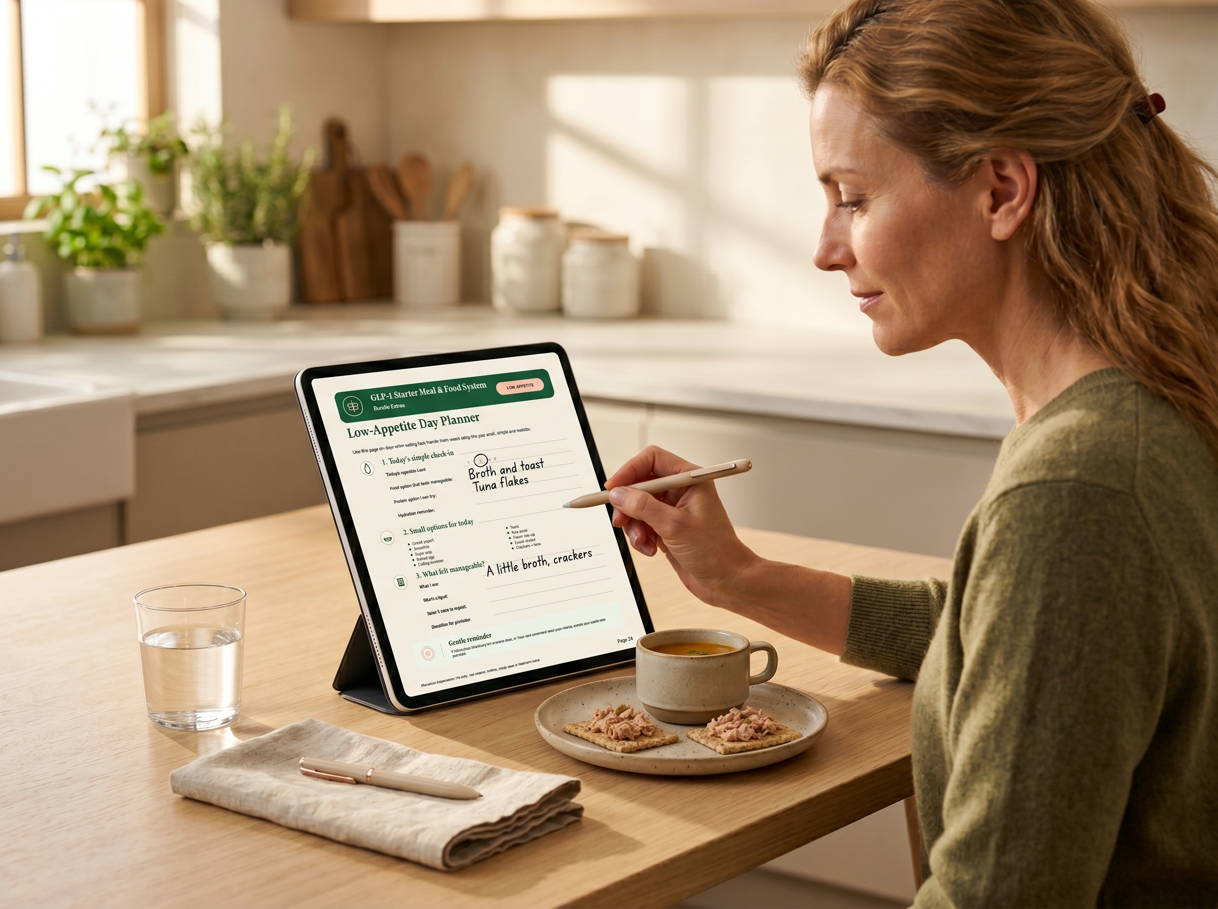 7-Day Meal Planner preview page