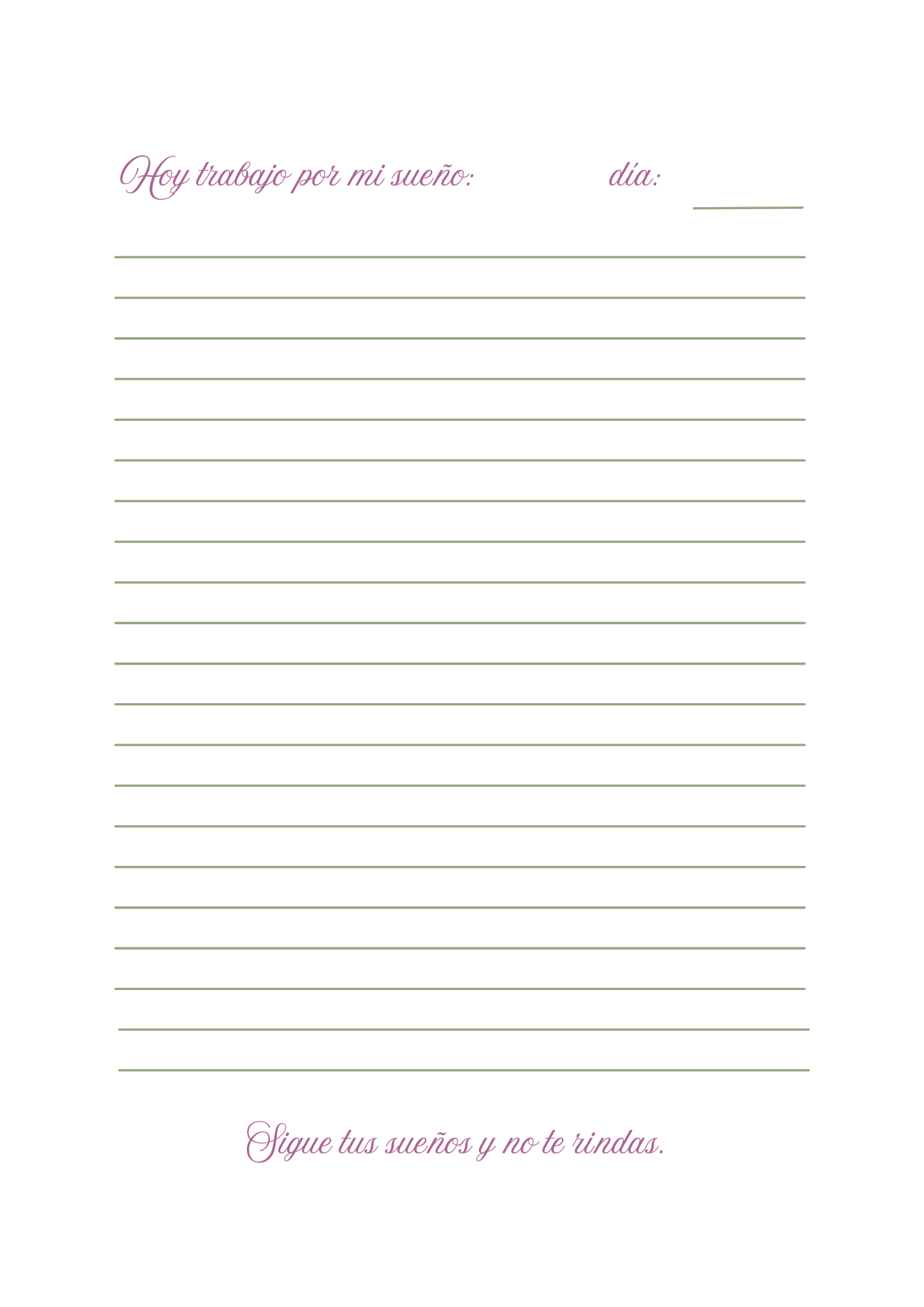 Pagina de Trabajo Diario