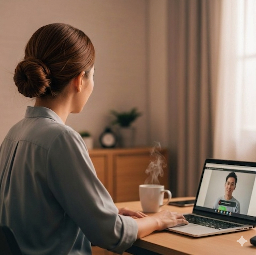 Customer interview session