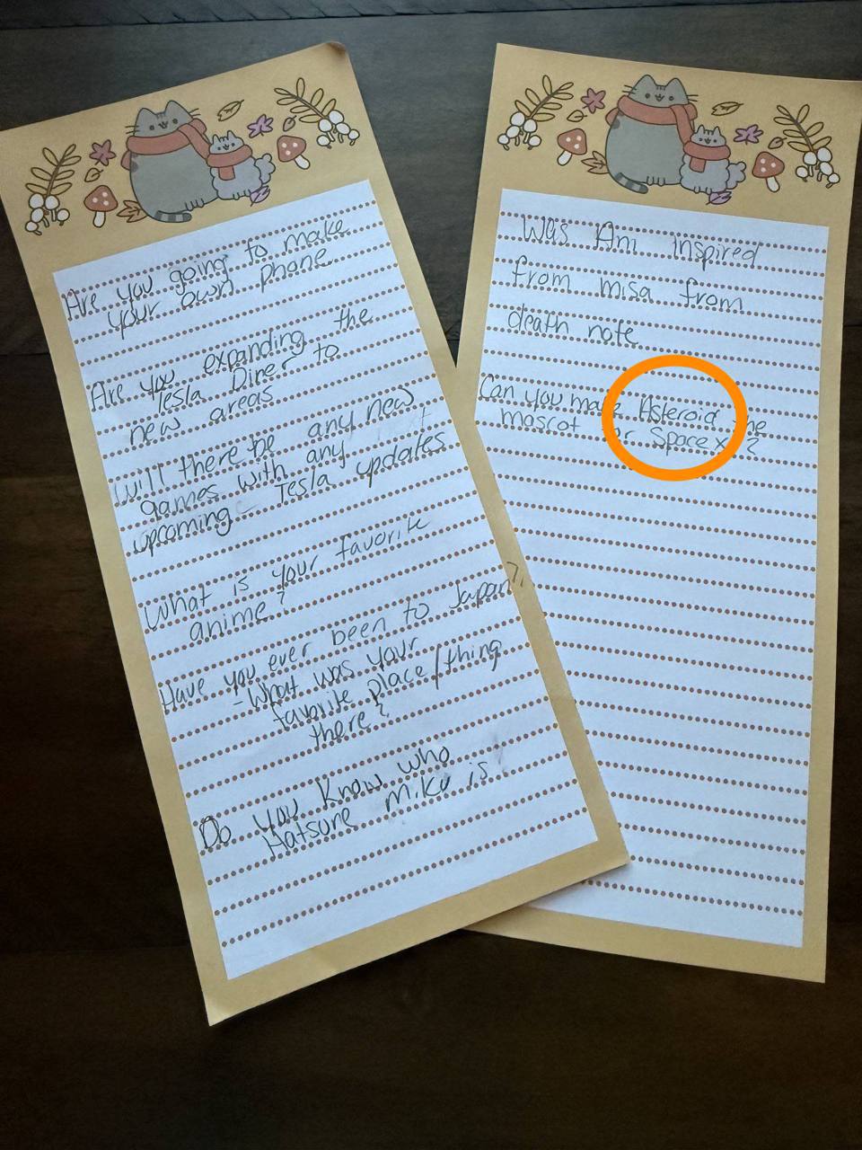 Liv's letter