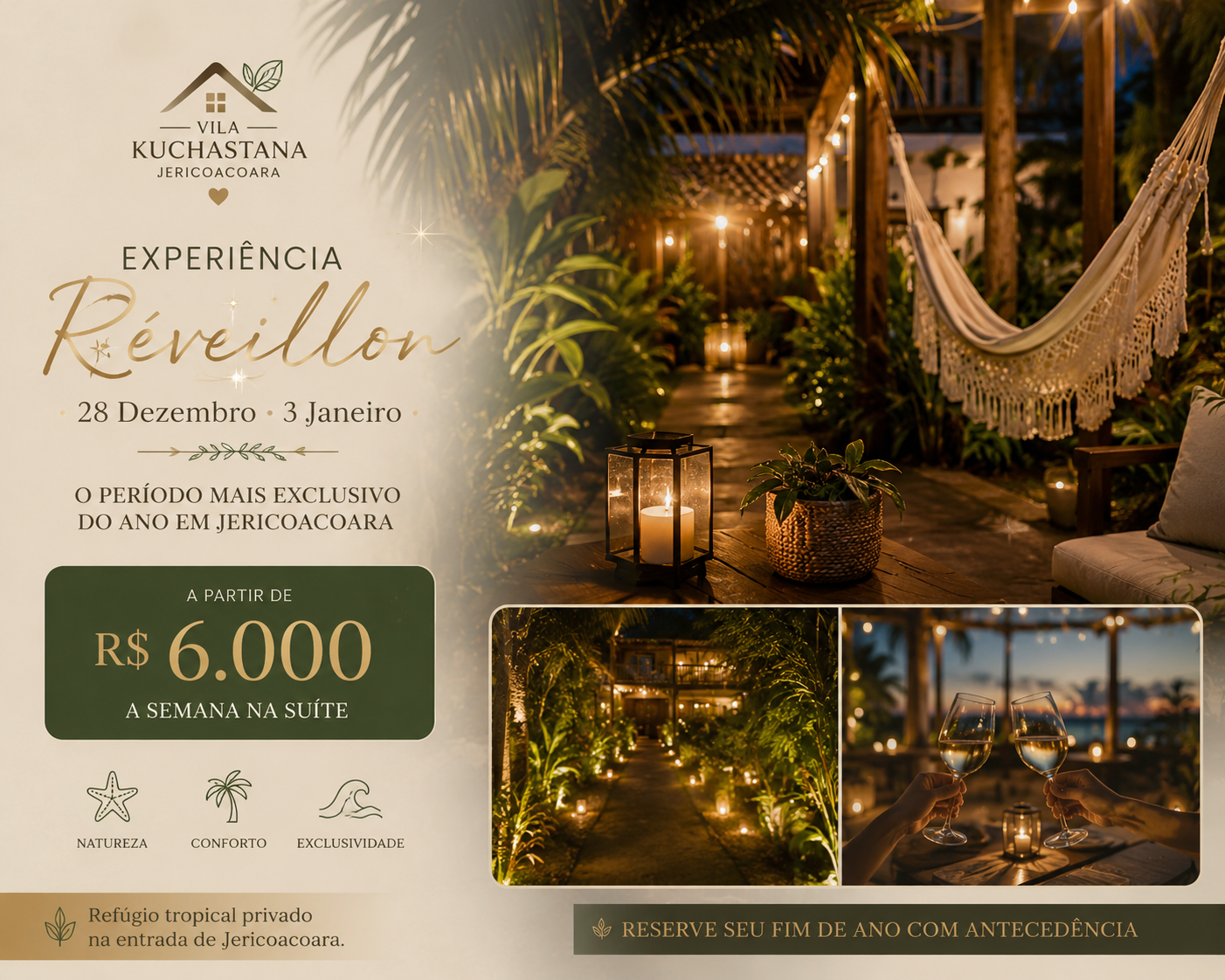 Experiência Réveillon - Vila Kuchastana