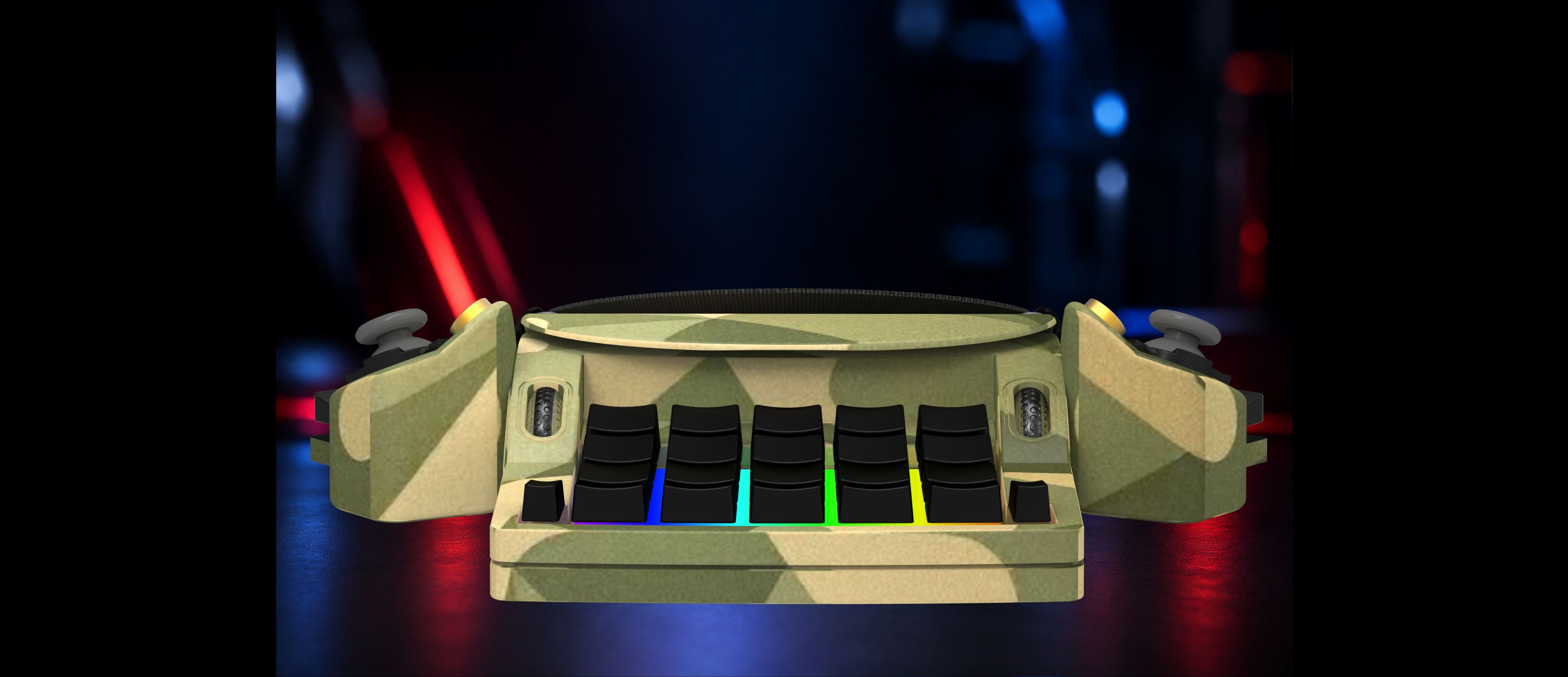 Digital Camo - Front Keys