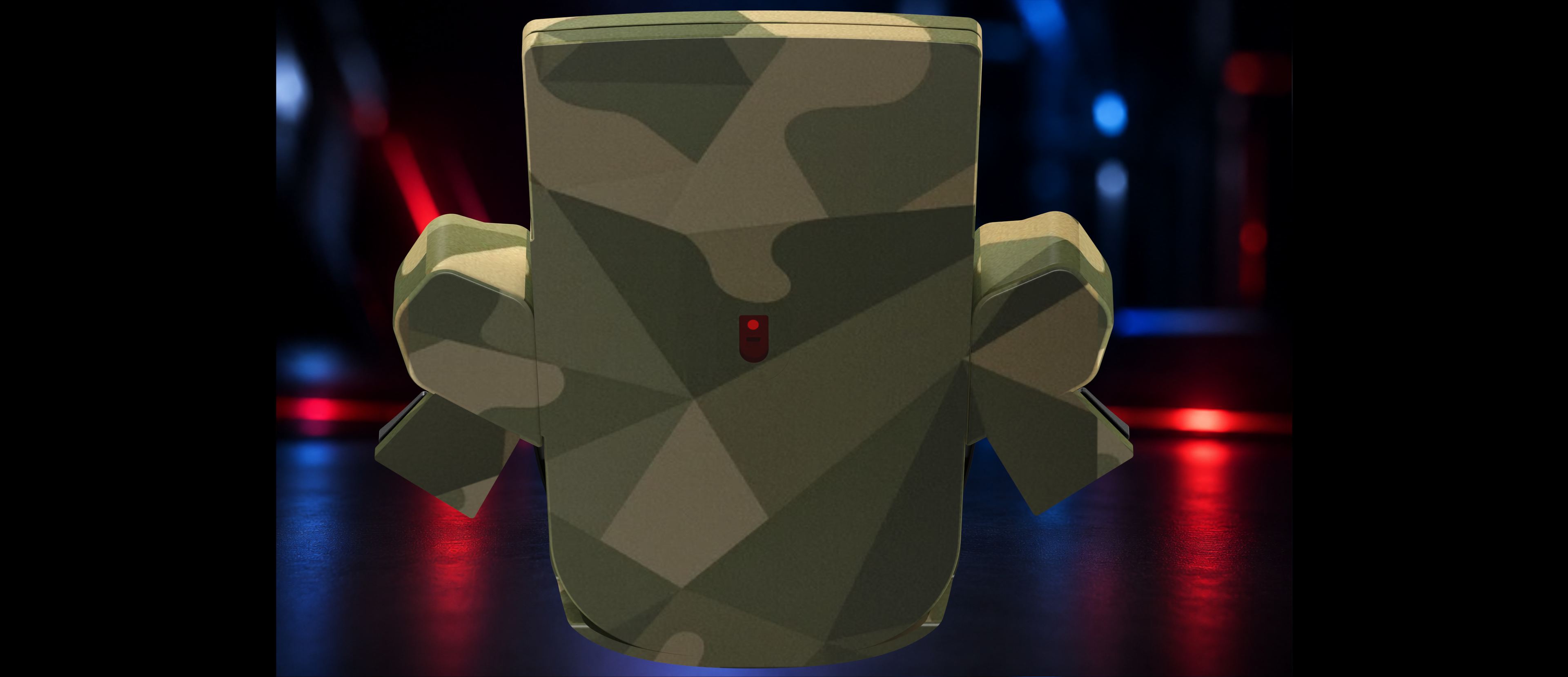 ERCHAM MK1 - Digital Camo Back View