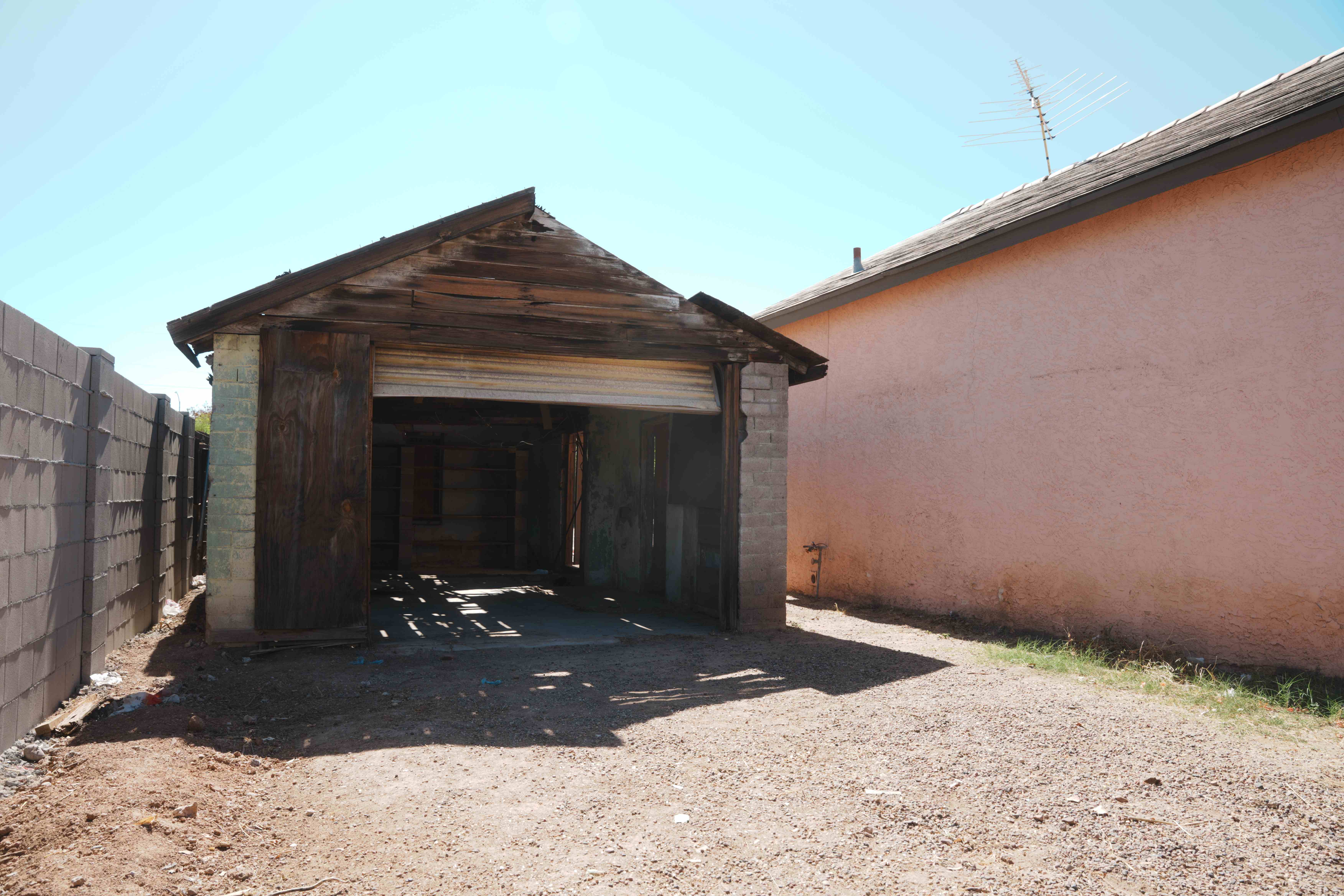 Old Garage Structure