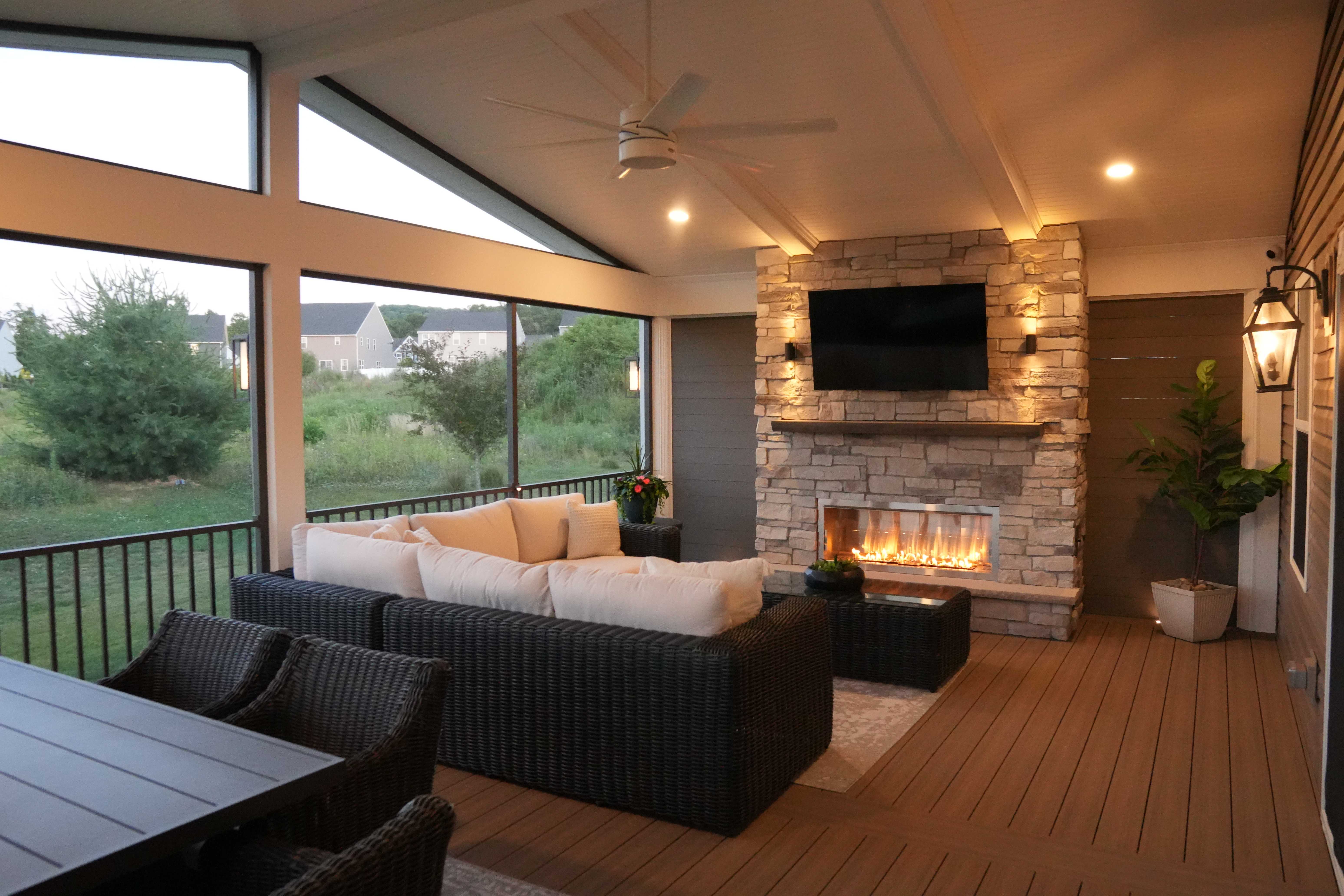 Covered Outdoor Spaces for Year-Round Use
